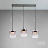ELIO Suspension Luminaires Leuchten Direkt LED Noir, 3 lumières
