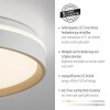 MIO Plafonnier Luminaires Leuchten Direkt LED Sable, 1 lumière, Télécommandes