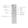 MIO Plafonnier Luminaires Leuchten Direkt LED Sable, 1 lumière, Télécommandes