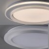 LAGO Plafonnier Luminaires Leuchten Direkt LED Blanc, 1 lumière, Télécommandes