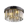 KULUNKA Lustre Luminaires Leuchten Direkt LED Noir, 4 lumières