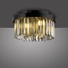 KULUNKA Lustre Luminaires Leuchten Direkt LED Noir, 4 lumières