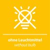 KULUNKA Lustre Luminaires Leuchten Direkt LED Noir, 4 lumières