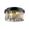 KULUNKA Lustre Luminaires Leuchten Direkt LED Noir, 4 lumières