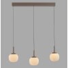 NAMI Suspension Luminaires Leuchten Direkt LED Sable, 3 lumières