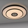 TURANUS Plafonnier Luminaires Leuchten Direkt LED Noir, 1 lumière