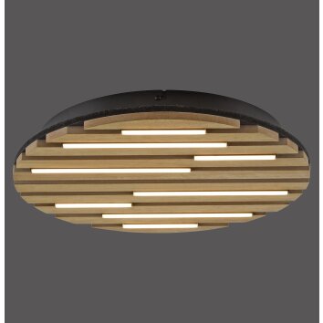 AKUSTIK Plafonnier Luminaires Leuchten Direkt LED Brun, Noir, 1 lumière