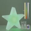 STAR Lampe à poser Luminaires Leuchten Direkt LED Blanc, 1 lumière, Télécommandes, Changeur de couleurs