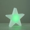 STAR Lampe à poser Luminaires Leuchten Direkt LED Blanc, 1 lumière, Télécommandes, Changeur de couleurs