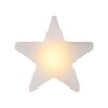 STAR Lampe à poser Luminaires Leuchten Direkt LED Blanc, 1 lumière, Télécommandes, Changeur de couleurs