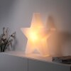 STAR Lampe à poser Luminaires Leuchten Direkt LED Blanc, 1 lumière, Télécommandes, Changeur de couleurs