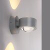 AKKU-CHIA Applique murale Luminaires Leuchten Direkt LED Argenté, 2 lumières, Télécommandes