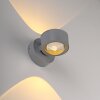 AKKU-CHIA Applique murale Luminaires Leuchten Direkt LED Argenté, 2 lumières, Télécommandes