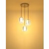 Maribel Suspension Luminaires Globo Lighting Chrome, 3 lumières