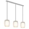 Maribel Suspension Luminaires Globo Lighting Chrome, 3 lumières