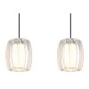 Maribel Suspension Luminaires Globo Lighting Chrome, 3 lumières