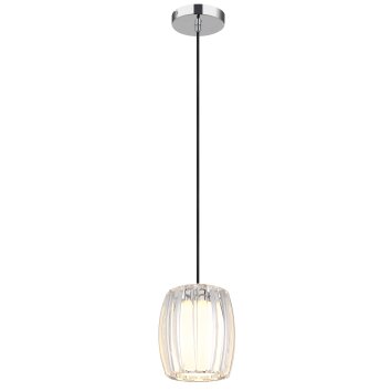 Maribel Suspension Luminaires Globo Lighting Chrome, 1 lumière