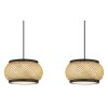 Bambora Suspension Luminaires Globo Lighting LED Noir, 1 lumière
