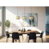 Bambora Suspension Luminaires Globo Lighting LED Noir, 1 lumière