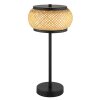 Bambora Lampe à poser Luminaires Globo Lighting LED Noir, 1 lumière