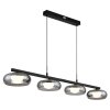 Carlene Suspension Luminaires Globo Lighting LED Noir, 1 lumière