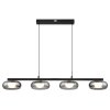 Carlene Suspension Luminaires Globo Lighting LED Noir, 1 lumière
