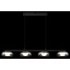 Carlene Suspension Luminaires Globo Lighting LED Noir, 1 lumière