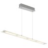 Novak Suspension Luminaires Globo Lighting LED Nickel mat, 1 lumière