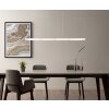 Novak Suspension Luminaires Globo Lighting LED Nickel mat, 1 lumière
