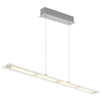 Novak Suspension Luminaires Globo Lighting LED Nickel mat, 1 lumière