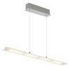 Novak Suspension Luminaires Globo Lighting LED Nickel mat, 1 lumière