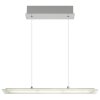 Novak Suspension Luminaires Globo Lighting LED Nickel mat, 1 lumière