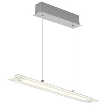 Novak Suspension Luminaires Globo Lighting LED Nickel mat, 1 lumière