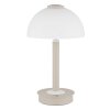 Uldin Lampe à poser Luminaires Globo Lighting LED Sable, Blanc, 1 lumière