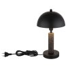 Lampe Champignon  Janie Lampe à poser Luminaires Globo Lighting Noir, 1 lumière