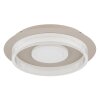 Zara Plafonnier Luminaires Globo Lighting LED Sable, Blanc, 1 lumière
