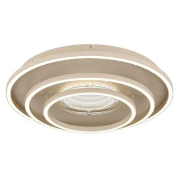 Lawanda Plafonnier Luminaires Globo Lighting LED Sable, 1 lumière