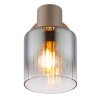 Walton Plafonnier, Spot de plafond, Applique murale, Spot mural Luminaires Globo Lighting Brun, Chrome, 1 lumière