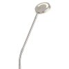 Silvio Lampadaire Luminaires Globo Lighting LED Nickel mat, 1 lumière