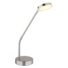 Silvio Lampe à poser Luminaires Globo Lighting LED Nickel mat, 1 lumière
