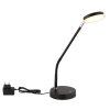 Silvio Lampe à poser Luminaires Globo Lighting LED Noir, 1 lumière