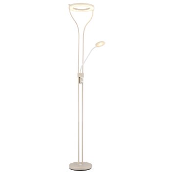 Ebro Plafonnier Luminaires Globo Lighting LED Sable, Blanc, 1 lumière