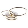 Randell Plafonnier Luminaires Globo Lighting LED Brun, Blanc, 1 lumière