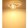 Randell Plafonnier Luminaires Globo Lighting LED Brun, Blanc, 1 lumière