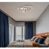 Randell Plafonnier Luminaires Globo Lighting LED Brun, Blanc, 1 lumière