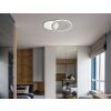 Mavis Plafonnier Luminaires Globo Lighting LED Blanc, 1 lumière, Télécommandes, Changeur de couleurs