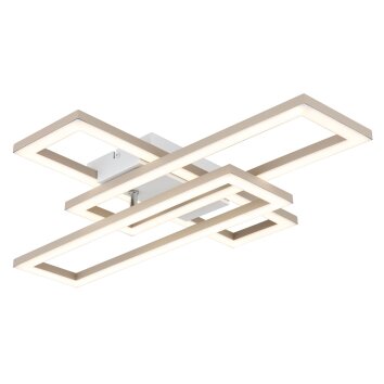 Wilton Plafonnier Luminaires Globo Lighting LED Blanc, 1 lumière