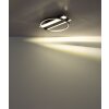Norberto Plafonnier Luminaires Globo Lighting LED Noir, Argenté, 1 lumière