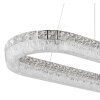 Laurel Suspension Luminaires Globo Lighting LED Chrome, 1 lumière, Télécommandes