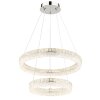 Laurel Suspension Luminaires Globo Lighting LED Chrome, 1 lumière, Télécommandes
